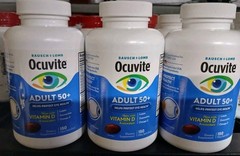 Bausch + Lomb Ocuvite Adult 50+ Eye Vitamin & Mineral 150 X 3 = 450 Softgels