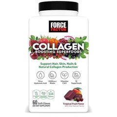 Collagen Boosting Superfoods, Tropical Fruit, 60 Soft Chews
