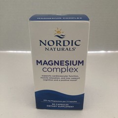 🌞 Nordic Naturals Magnesium Complex 90 Capsules, Exp 06/2027
