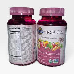 2packs Garden of life organics Women’s Multi 40+ organic berry 240 gummies 10/26