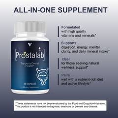 Prostalab Supports Overall Health, Prosta Lab Pills (60 Capsules)