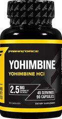 Yohimbine Hcl 2.5Mg, 90 Capsules – GMO Free and Gluten Free Supplement