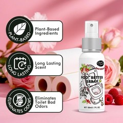 Clean-n-Fresh Toilet Spray, 8.5 Fl Oz Variety Pack of 5 – Citrus, Hibiscus, L…