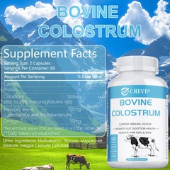 Bovine Colostrum 120pcs -Probiotic, Omega-3 -Immune Beauty Boost Support Non-GMO