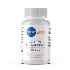 Perfect Vitamin Acetyl-L-Carnitine- Focus & Energy Support 1000mg