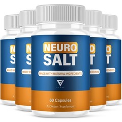 (5 Pack) Neuro Salt Capsules, Neuro Salt Nootropic Supplement (300 Capsules)