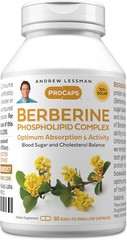 ANDREW LESSMAN Berberine Phospholipid Complex 30 30 Count (Pack of 1)