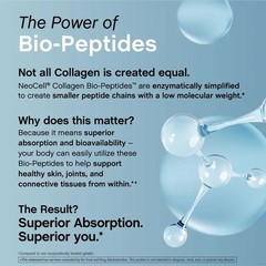 NeoCell Collagen Peptides Powder 20oz – Grass-Fed with 18 Amino Acids
