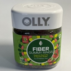 Fiber Gummy Rings Berry Melon 50 Gummies 2.5 g per Gummy 03/2027 Sealed
