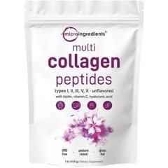 1/2/3/5 PACK Multi Collagen Peptides Powder 1 lb Hydrolyzed Protein Peptide NEW