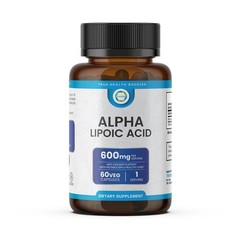 TrueMed Alpha Lipoic Acid Support Antioxidant Sugar Metabolism 600 mg 60 Capsule