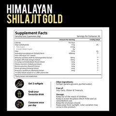 Himalayan Shilajit Gummies with 60 Count (Pack of 1), 1 Bag / 60