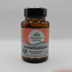 Ashvagandha Exp.6/2026 5 BOX 300 Capsules Organic India OFFICIAL Immunity Care