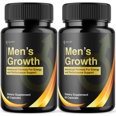 Men’s Growth Advanced Male Support Supplement 60 Capsules | Pack of 2