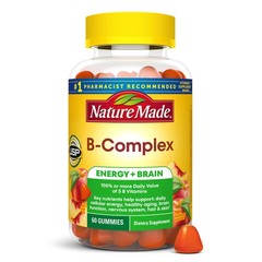 Nature Made Vitamin B Complex Gummies, 5 B Vitamins for 60 Count (Pack of 1)