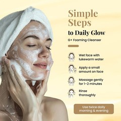 1RX G+ Foaming Cleanser with Glutathione Vitamin C & Niacinamide Duty Free In US