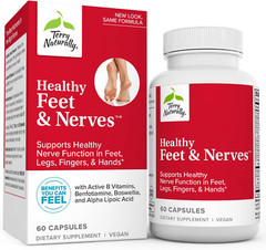 Terry Naturally Healthy Feet & Nerves, 60 Capsules, Healthy Nerve Function