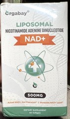 Liposomal NAD+ 500 Mg Supple High Absorption Boost 60 Gels ￼NAD+ TMG 250 Mg