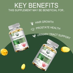 240Caps Saw Palmetto 1000mg – Premium Support Supplement Hair Health Support