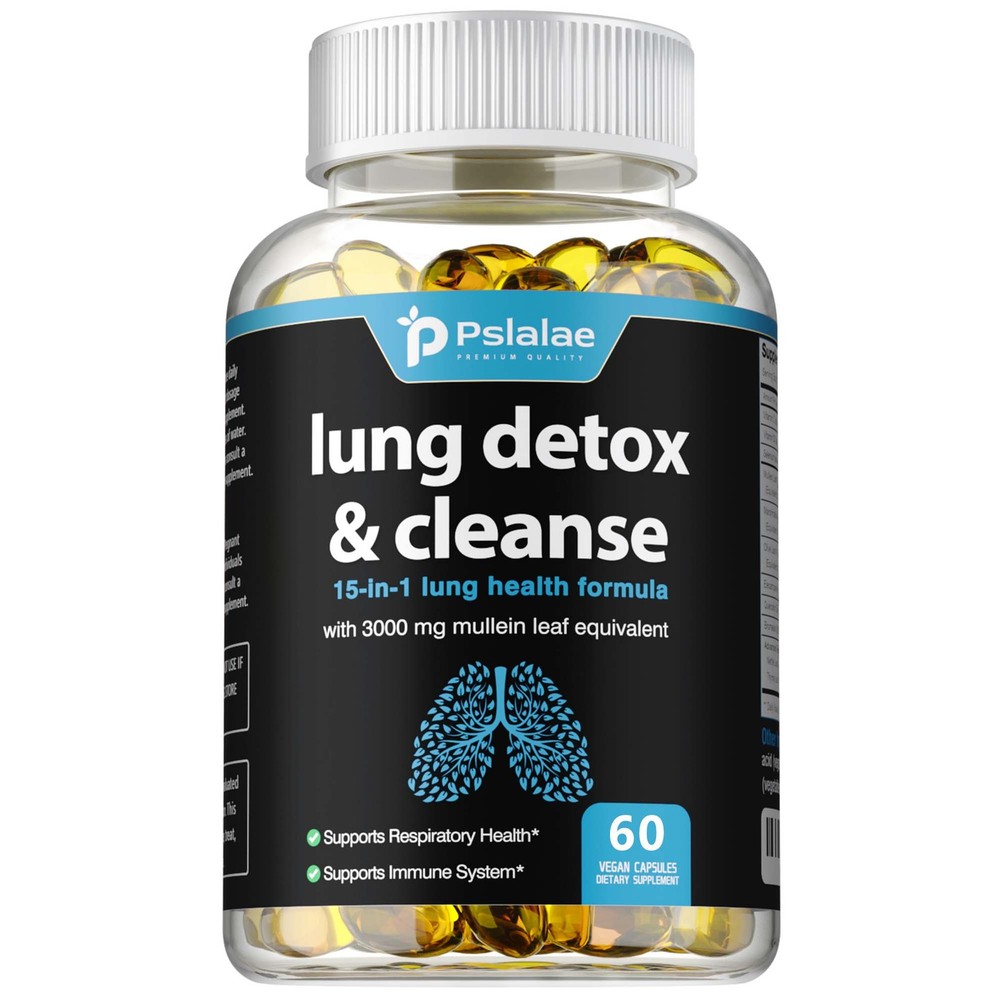 Lung Detox & Cleanse – Mullein Leaf, Respiratory Health, Reduced Inflammation