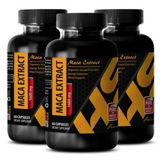 energy carsules – Pure MACA ROOT EXTRACT 1600mg – maca root – 3 Bot 180 Capsules