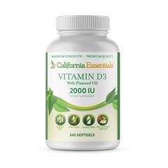 BOOST IMMUNITY & BONE HEALTH-VITAMIN D3 2,000iu SOFTGEL IN FLAXSEED OIL