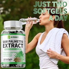 Saw Palmetto Extract – with Pumpkin Seed Oil, Prostate Health, Hair Growth