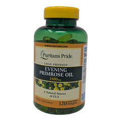 Puritan’s Pride Evening Primrose Oil 1300mg Softgel (Pack of 120)