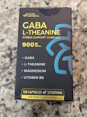 Nutra Harmony Gaba L-Theanine 900mg Stress Support Complex 120 capsules