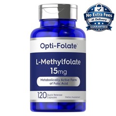 L Methylfolate 5-MTHF Capsules 15mg (Folate 25000 mcg DFE) – 120 Capsules