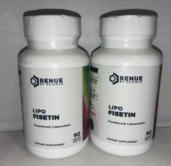 Lot Of 2-New Renue By Science Fisetin | 90 Caps/ Sealed