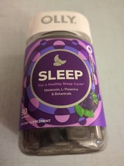 Olly Sleep Gummies 90count Blackberry Flavor Free Shipping Exp 09/2026