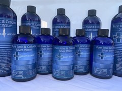 40 bottles** Colloidal silver BULK for Retail sale ** 40 – 8 Fl oz wholesale