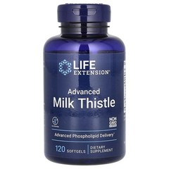 Life Extension Advanced Milk Thistle 120gels Silymarin/phospholipids/isosilybin