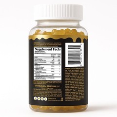 Bearvana Black Seed Oil Shilajit Sea Moss Ashwagandha Gummies 60 Ct Vegan