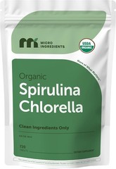 Micro Ingredients Organic Spirulina Chlorella Tablets, 720 Count | 4 Month Suppl