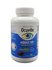 Bausch + Lomb Ocuvite Adult 50+ Eye Vitamin & Mineral 150 Softgels Exp 6/27+