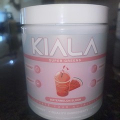 Kiala Nutrition Super Greens Powder Watermelon Slush 30 Servings For Health