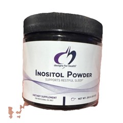 Designs for Health myo-Inositol Powder Sleep Support 250g Gluten-Free Non-GMO