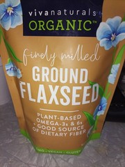 viva naturals organic ground flaxseed 15oz