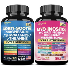 2 Pack-Zoyava Cortisol Myo-Inositol Extra Strength Stress Relief Hormone Promote