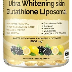 Whitening Ultra Skin Glutathione Capsules Dietary Supplement 8000mg