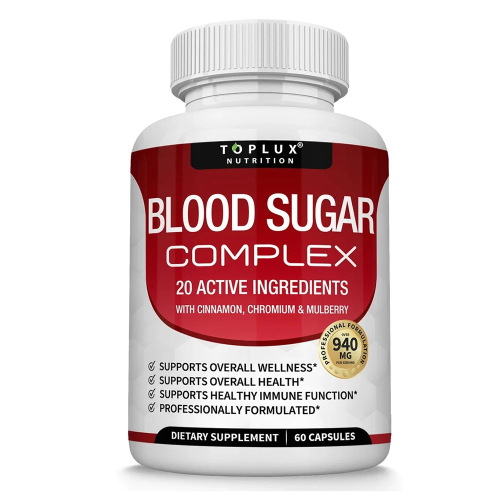 Blood Sugar Complex Supplement – Supports Healthy Blood Sugar Levels Already wit