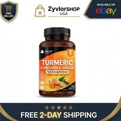 New Leaf Turmeric Tablets – High Strength Curcumin with Ginger & Black Pepper