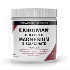 Kirkman – Buffered Magnesium Bisglycinate Powder – 4 oz – Relaxes Nerves & Muscl