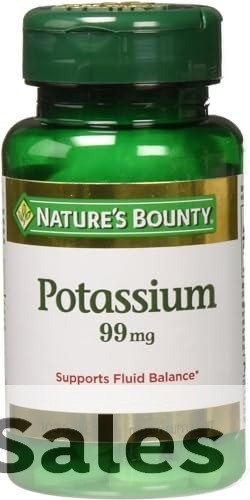 Nature’s Bounty Potassium Gluconate 300 Caplets (3 X 100)