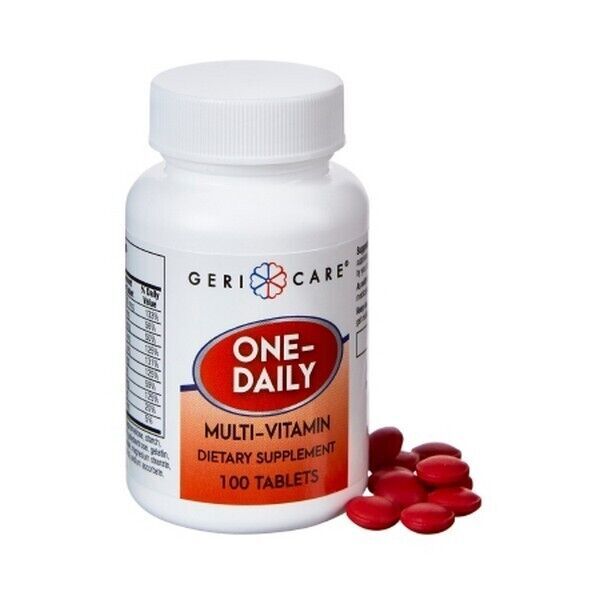MCK Multivitamin Supplement Geri-Care® Tablet 100 per Bottle 1 BT