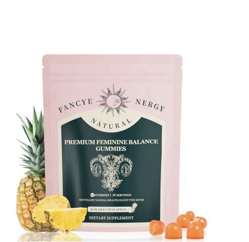 Feminine Balance Gummies/Women- Hawaiian Pineapple Gummies-60 Gummies – NEW