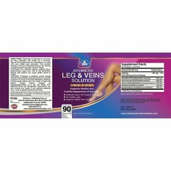 New 2 x Bottle Healthy Legs Support Circulation Vein 180 Capsules Free Shipping