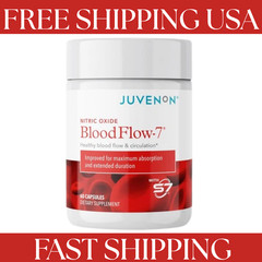 Juvenon Nitric Oxide BloodFlow-7 Dietary Supplement stream Support 60 Cap